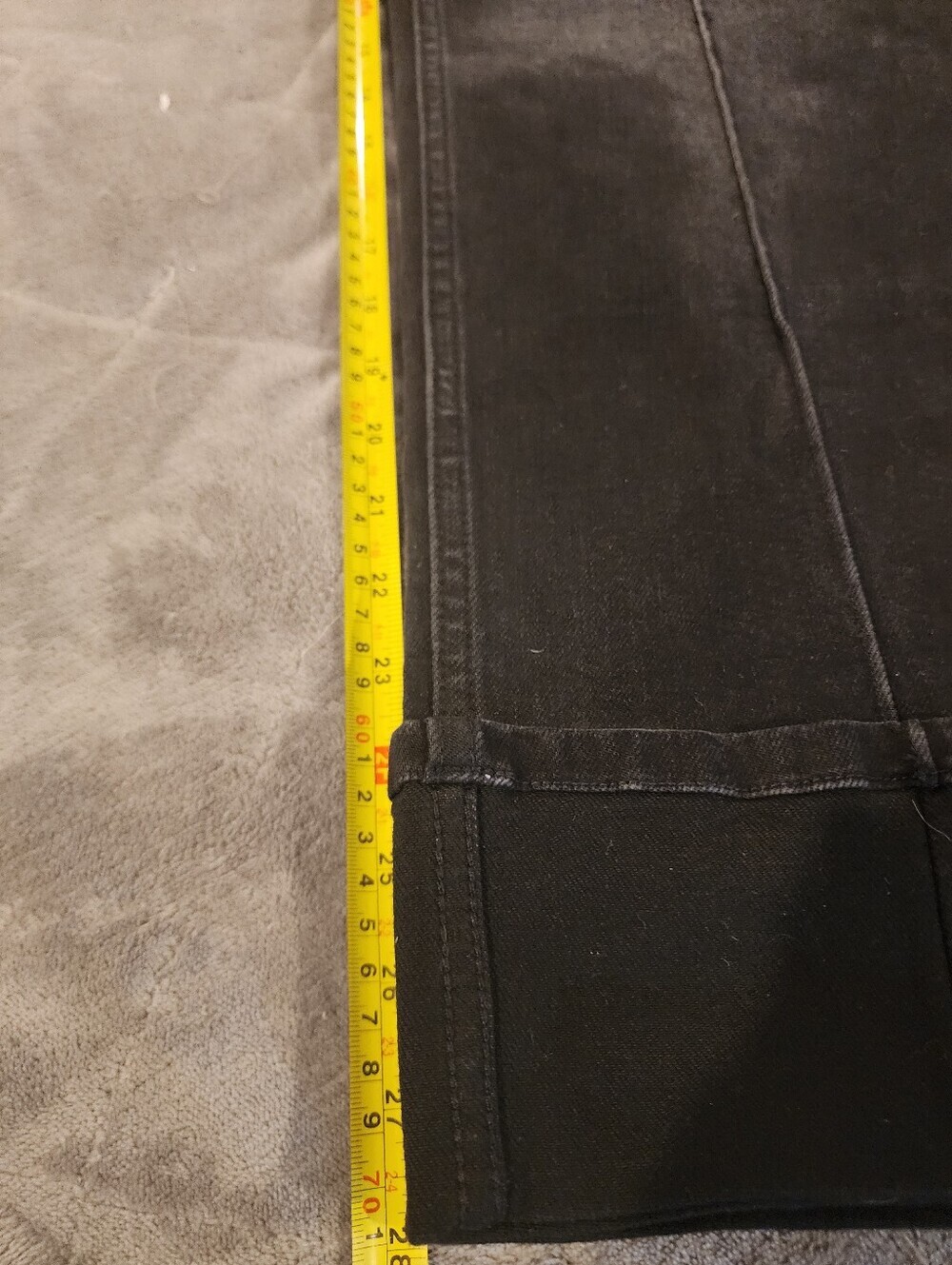 DEAR JOHN DENIM  HOLLY SUPER HIGH RISE WIDE HEMMED JEANS | JET SET WASH SZ 30 - Picture 9 of 16